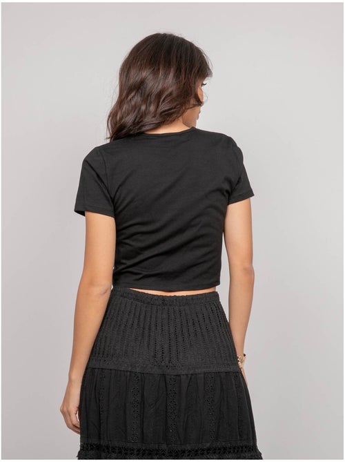 Fukiano sieraden detail t-shirt - Kiabi