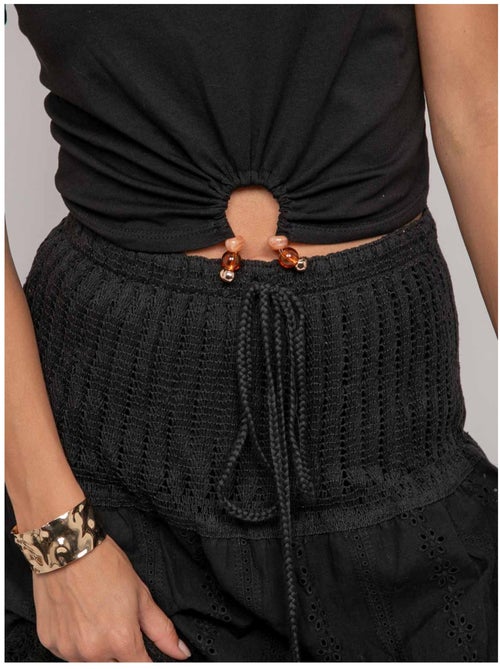 Fukiano sieraden detail t-shirt - Kiabi