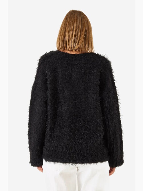 Furry tie cardigan lucci - Kiabi