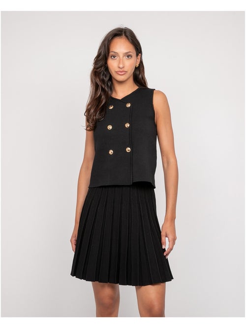 FUTESS Mouwloze gebreide top - Kiabi FUTESS Mouwloze gebreide top - Kiabi