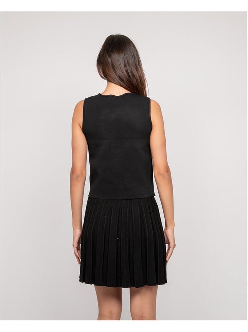 FUTESS Mouwloze gebreide top - Kiabi FUTESS Mouwloze gebreide top - Kiabi