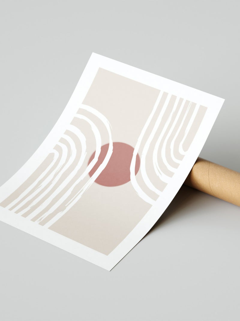 Future Home - Affiche papier imprimé arche sans cadre Beige - Kiabi