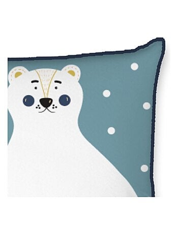 Future Home - Coussin enfant imprimé en coton 40x40cm