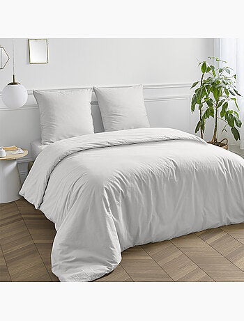 Future home - drap housse en coton 57 fils uni bonnet 25cm