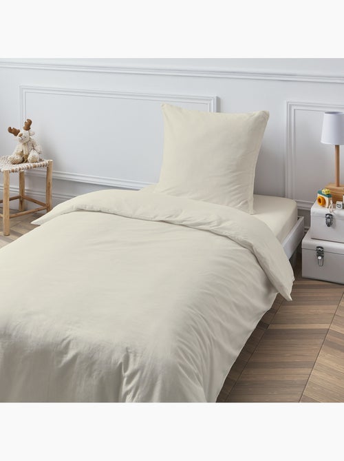 Future Home - Drap housse en coton 57 fils uni bonnet 25cm - Kiabi Future Home - Drap housse en coton 57 fils uni bonnet 25cm - Kiabi