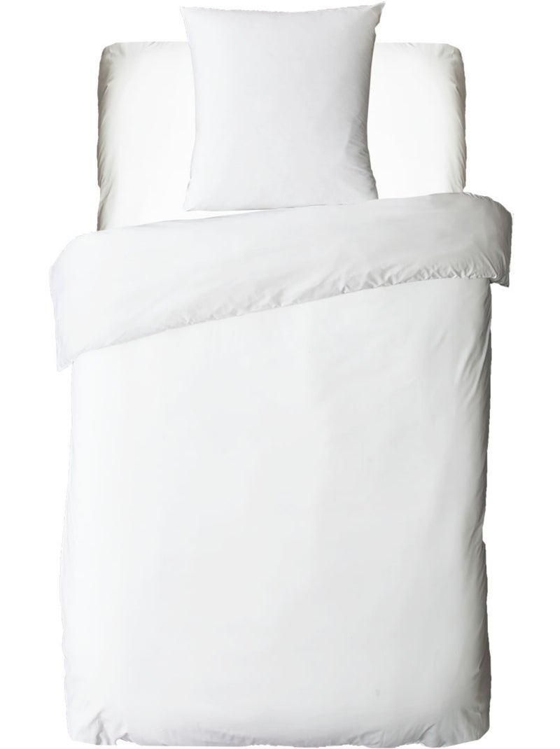 Future Home - Drap housse uni en coton 57 fils Blanc - Kiabi