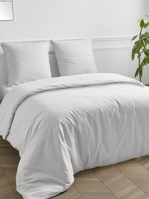 Future home - housse de couette en coton 57 fils unie - Kiabi