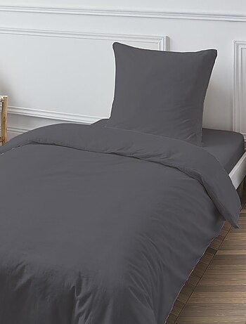 Future home - housse de couette en coton 57 fils unie
