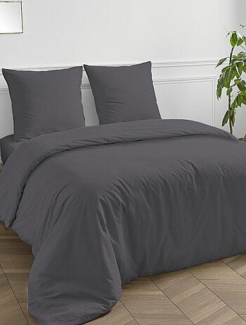 Future home - housse de couette en coton 57 fils unie