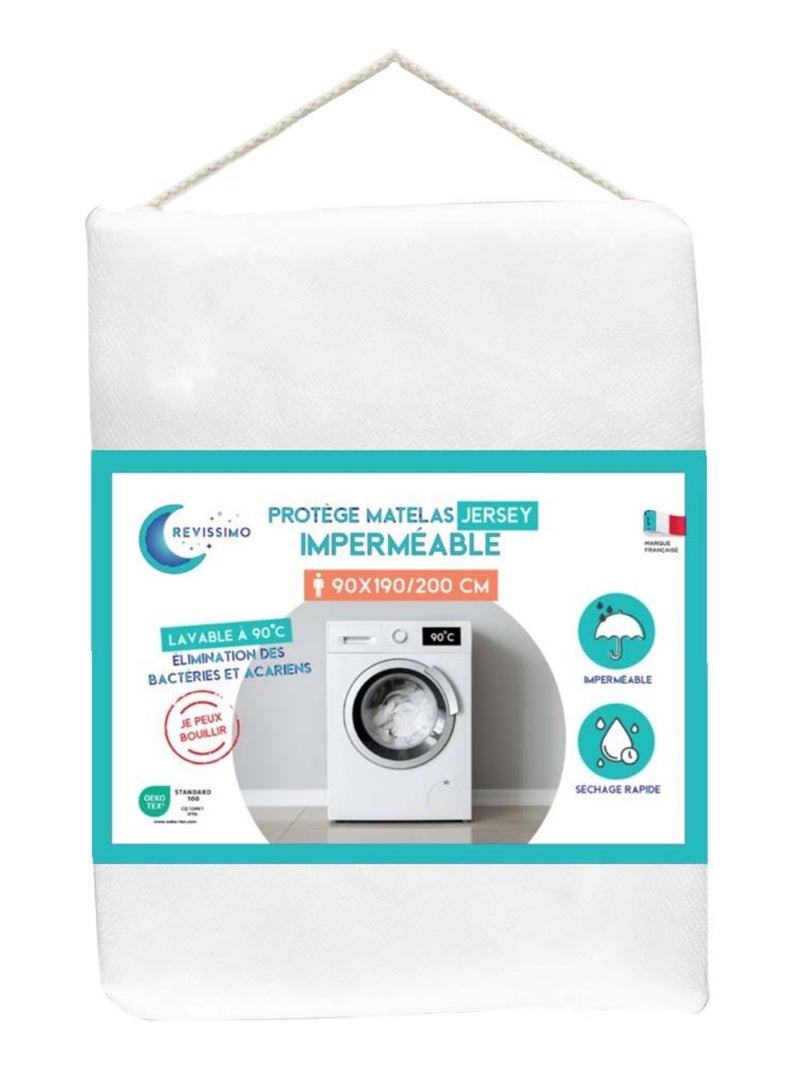 Future Home - Housse intégrale anti punaise de lit bonnets 27 cm Blanc - Kiabi
