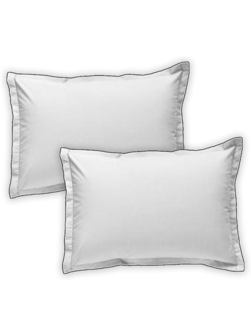 Future Home - Lot de 2 taies d'oreiller unies en coton finition bourdon - Kiabi Future Home - Lot de 2 taies d'oreiller unies en coton finition bourdon - Kiabi
