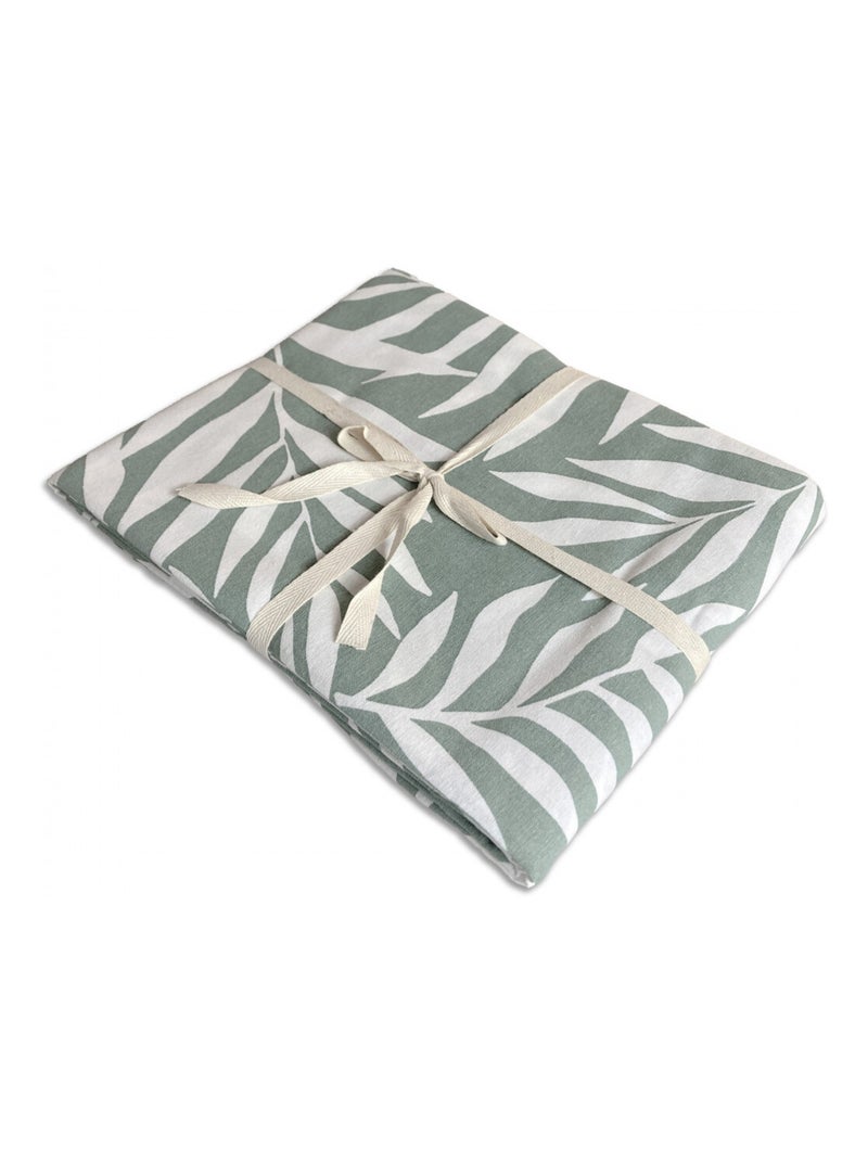Future Home - Nappe carrée anti-taches déperlante feuillage Vert - Kiabi