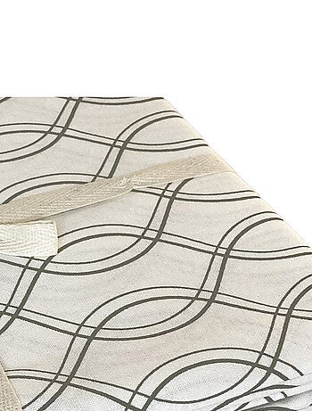 Future Home - Nappe rectangle anti-taches déperlante géométrique