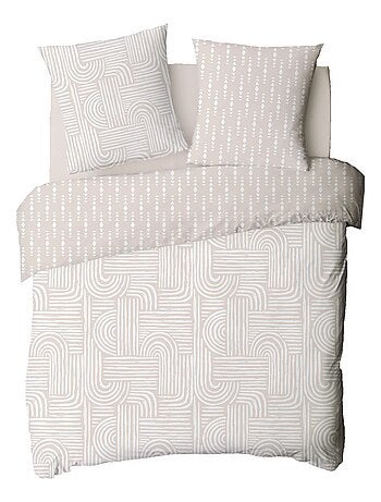 Future Home - Parure de lit 2 personnes arche en coton