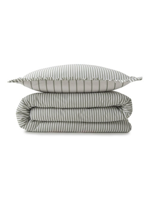 Future Home - Parure de lit 2 personnes en coton 57 fils imprimé blanc - Kiabi Future Home - Parure de lit 2 personnes en coton 57 fils imprimé blanc - Kiabi