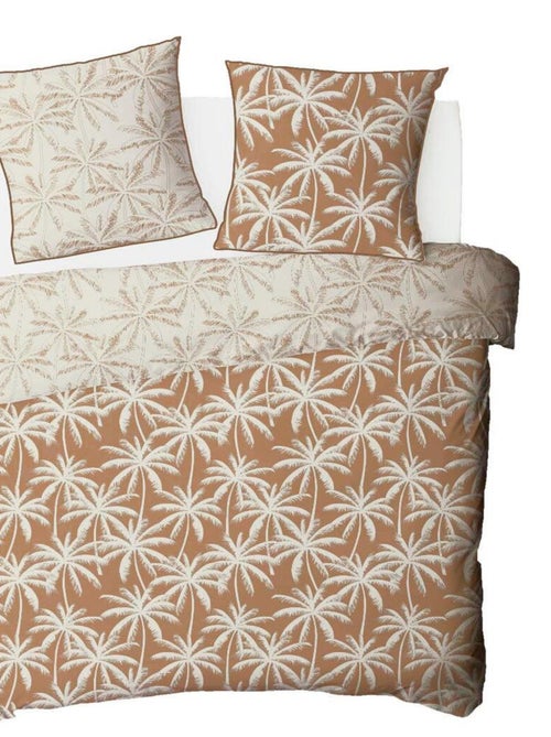 Future Home - Parure de lit 2 personnes en coton 57 fils imprimé camel - Kiabi Future Home - Parure de lit 2 personnes en coton 57 fils imprimé camel - Kiabi