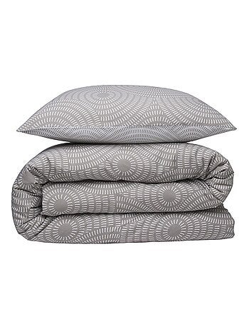 Future home - parure de lit 2 personnes en polycoton 57 fils