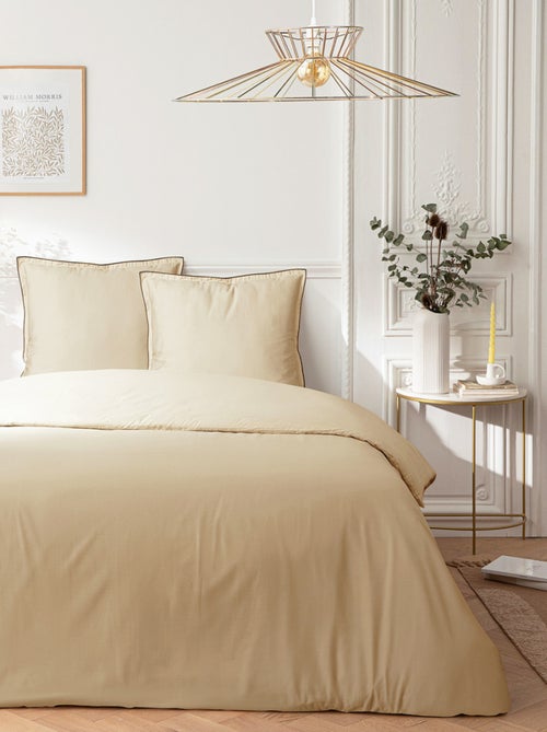 Future Home - Parure de lit 2 personnes en satin de coton unie - Kiabi Future Home - Parure de lit 2 personnes en satin de coton unie - Kiabi