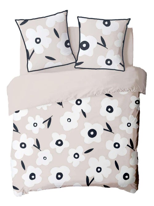 Future Home - Parure de lit 2 personnes fleur en coton - Kiabi Future Home - Parure de lit 2 personnes fleur en coton - Kiabi