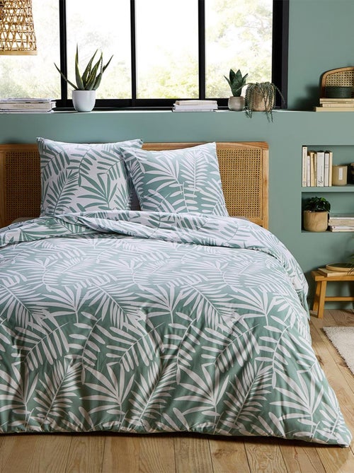 Future Home - Parure de lit 2 personnes tropical en polycoton - Kiabi Future Home - Parure de lit 2 personnes tropical en polycoton - Kiabi