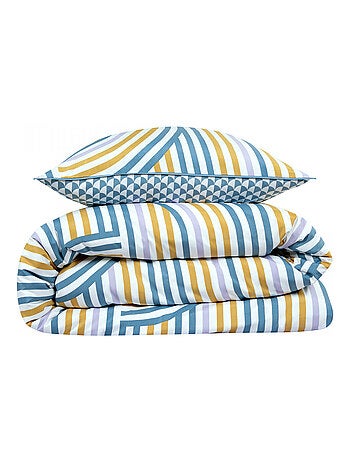 Future Home - Parure de lit double arche en microfibre lavée