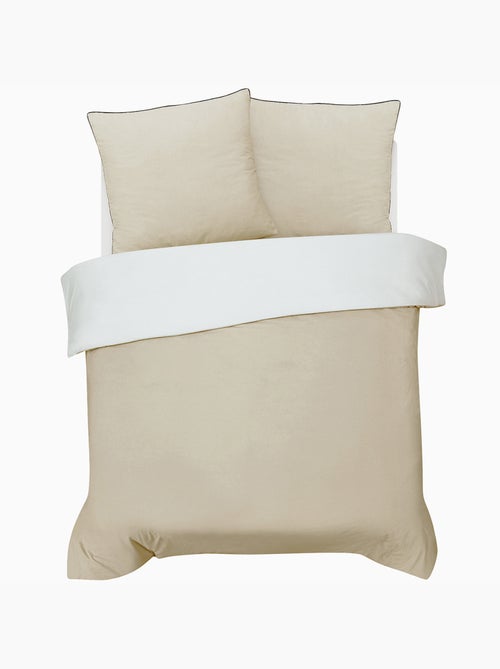 Future Home - Parure de lit double bicolore - Kiabi Future Home - Parure de lit double bicolore - Kiabi