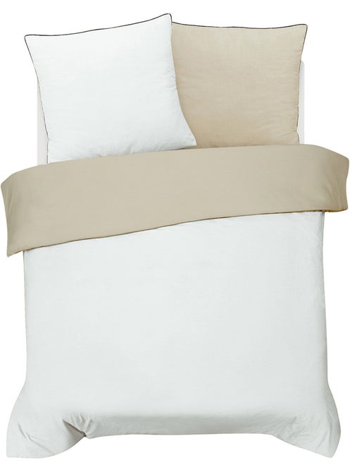 Future Home - Parure de lit double bicolore - Kiabi Future Home - Parure de lit double bicolore - Kiabi