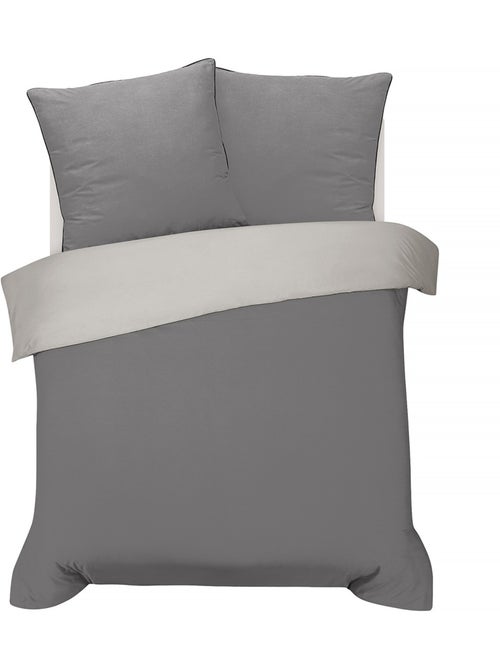Future Home - Parure de lit double bicolore - Kiabi Future Home - Parure de lit double bicolore - Kiabi