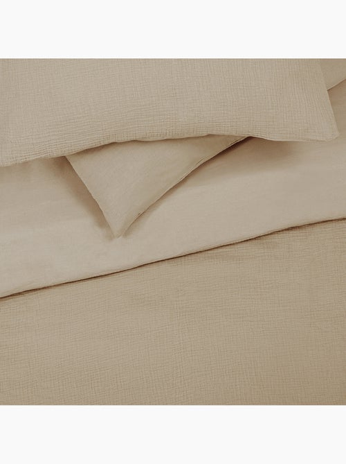 Future Home - Parure de lit double en gaze de coton - Kiabi Future Home - Parure de lit double en gaze de coton - Kiabi