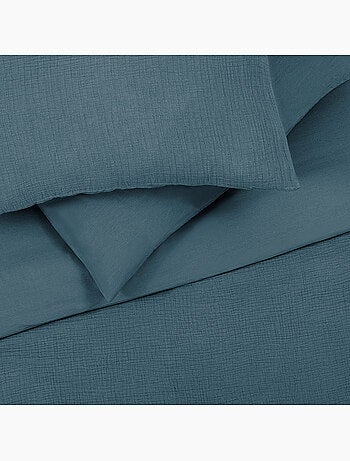 Future Home - Parure de lit double en gaze de coton