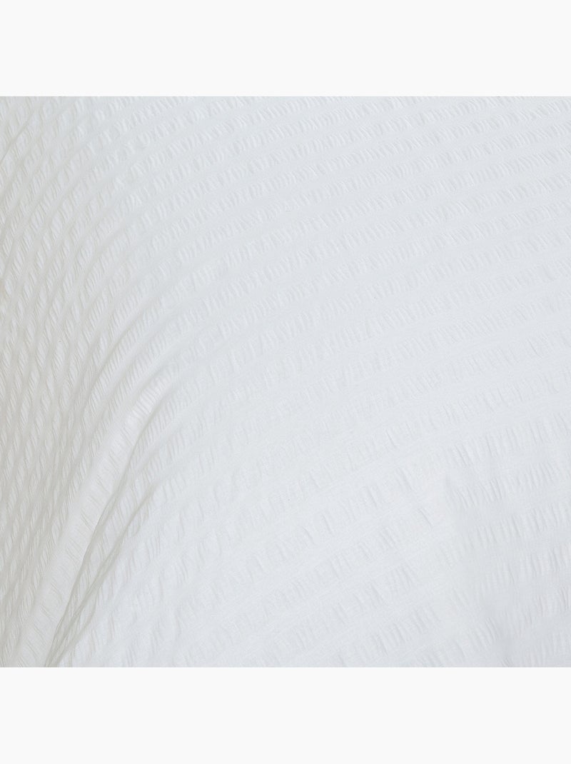 Future Home - Parure de lit double en seersucker Blanc - Kiabi