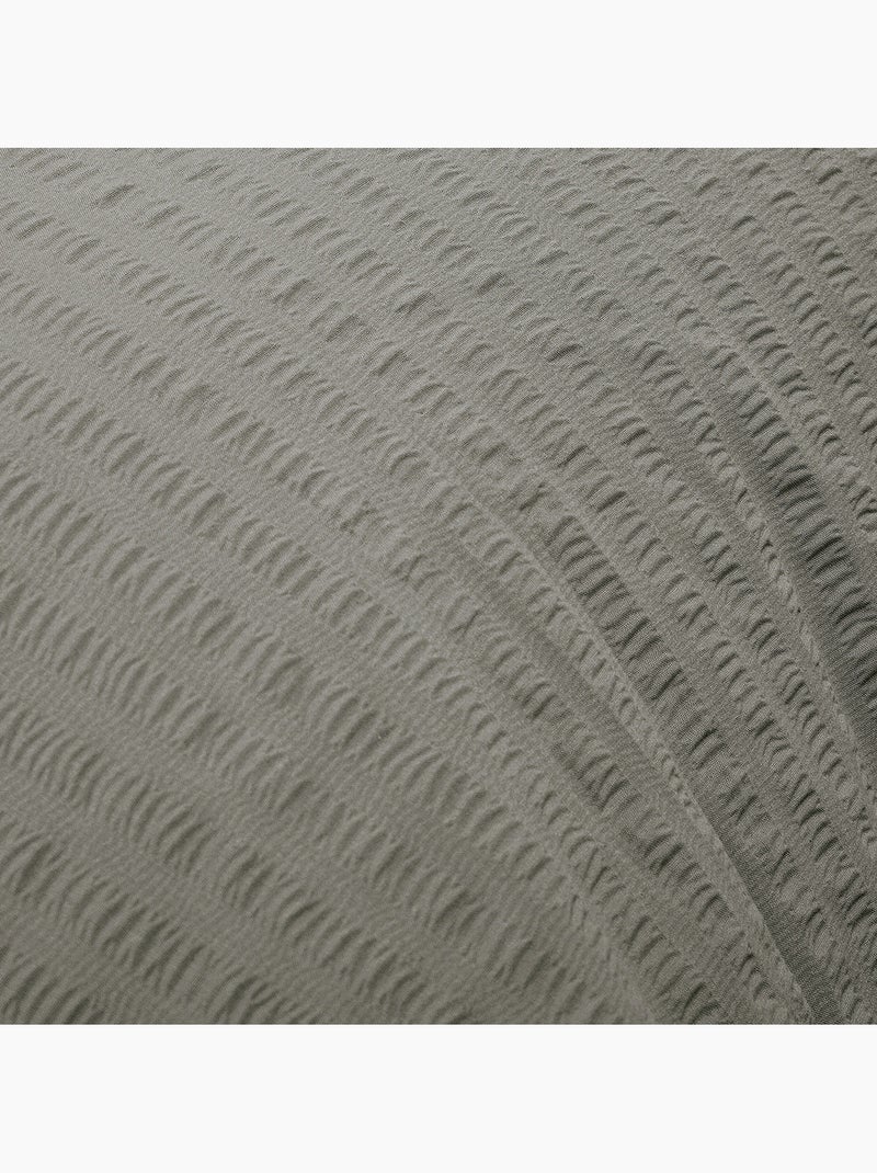 Future Home - Parure de lit double en seersucker Gris foncé - Kiabi