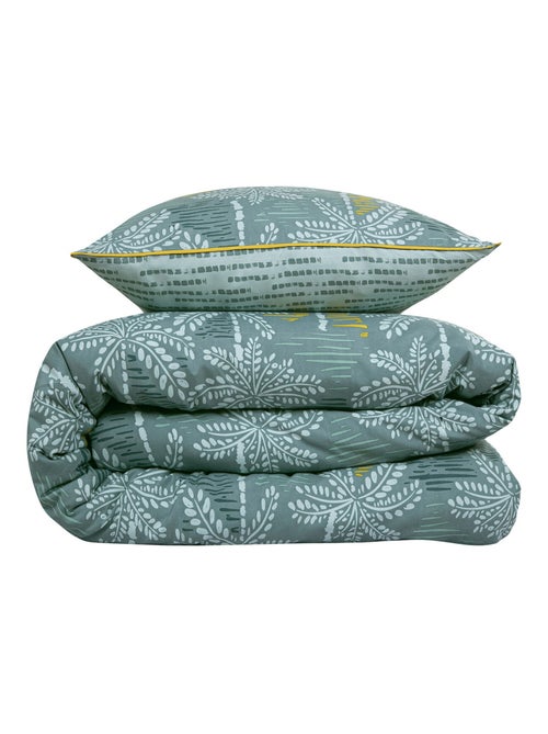 Future Home - Parure de lit double palmiers en microfibre lavée - Kiabi Future Home - Parure de lit double palmiers en microfibre lavée - Kiabi