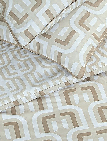Future Home - Parure de lit double rétro en microfibre lavée