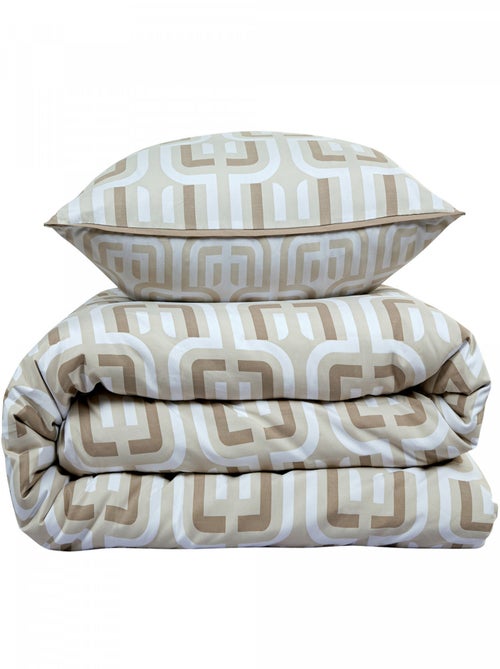 Future Home - Parure de lit double rétro en microfibre lavée - Kiabi Future Home - Parure de lit double rétro en microfibre lavée - Kiabi
