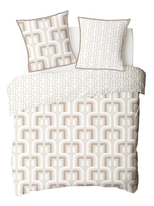 Future Home - Parure de lit double rétro en microfibre lavée - Kiabi Future Home - Parure de lit double rétro en microfibre lavée - Kiabi