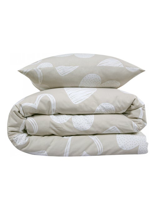 Future Home - Parure de lit en coton motif cœurs - Kiabi Future Home - Parure de lit en coton motif cœurs - Kiabi