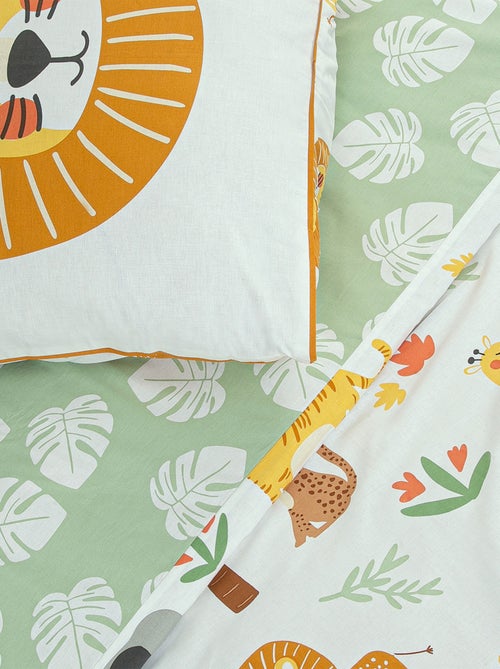 Future Home - Parure de lit enfant lion jungle réversible - Kiabi Future Home - Parure de lit enfant lion jungle réversible - Kiabi