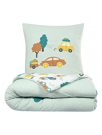 Future Home - Parure de lit enfant voiture réversible