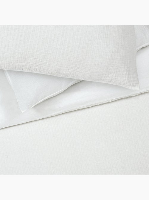 Future Home - Parure de lit simple en gaze de coton - Kiabi Future Home - Parure de lit simple en gaze de coton - Kiabi