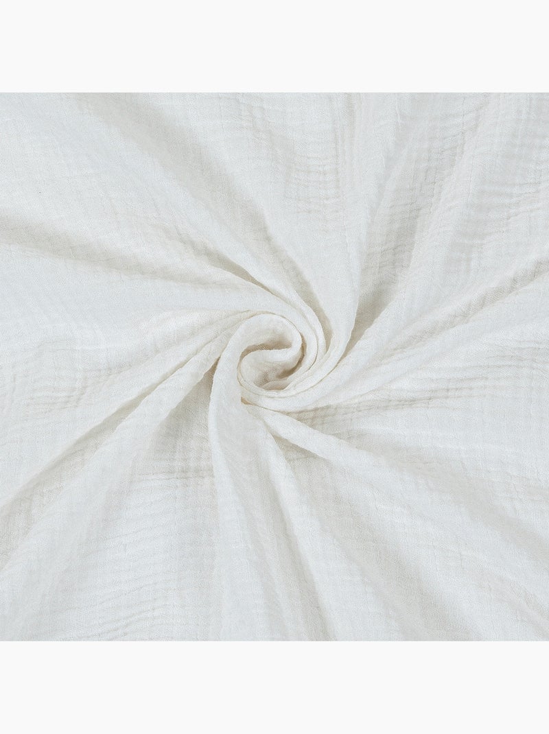 Future Home - Parure de lit simple en gaze de coton Blanc - Kiabi