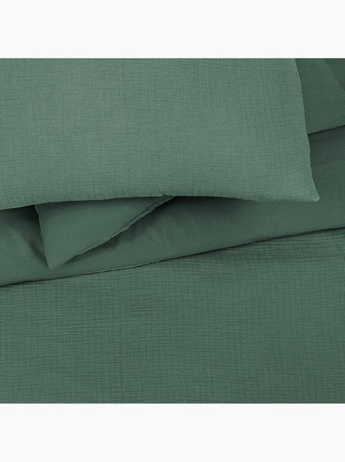 Future Home - Parure de lit simple en gaze de coton - Kiabi Future Home - Parure de lit simple en gaze de coton - Kiabi