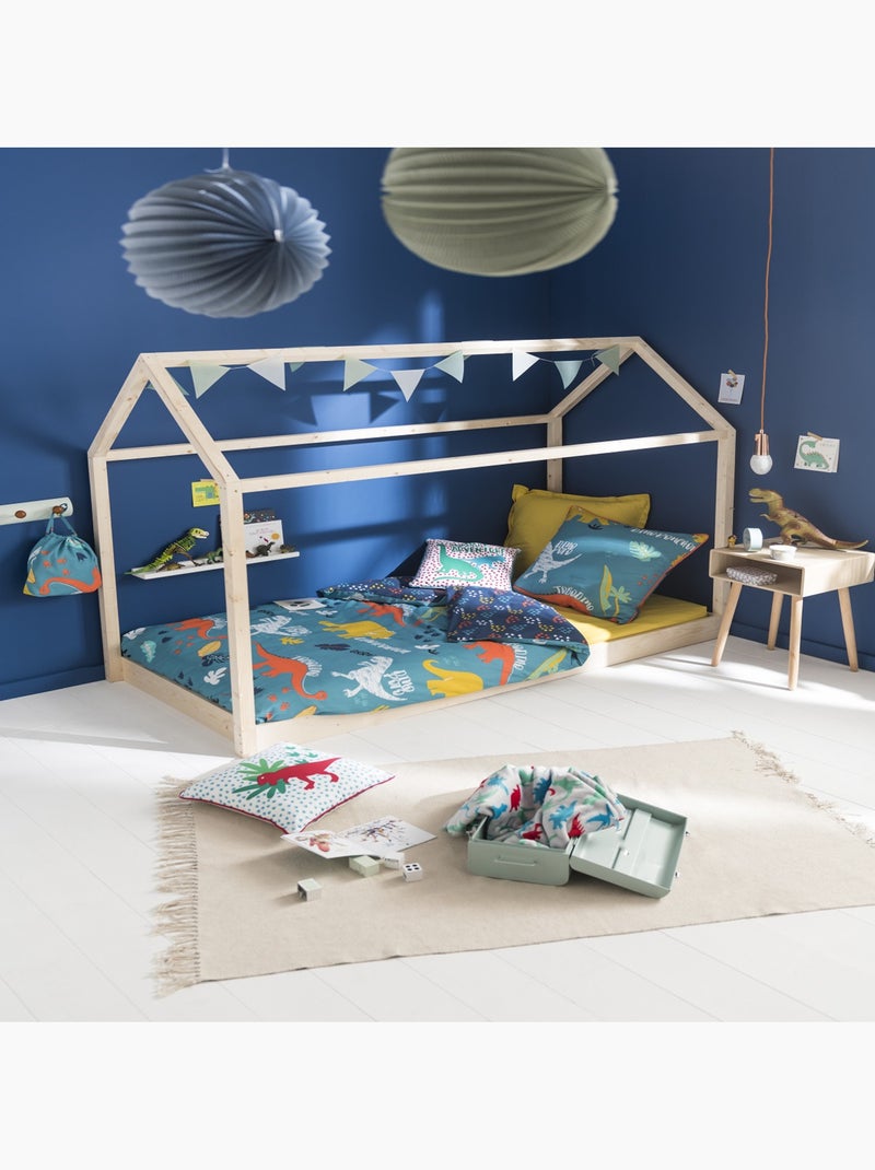 Future Home - Plaid enfant polyester gris 130x150cm Gris - Kiabi
