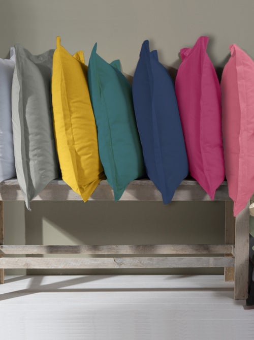 Future Home - Taie d'oreiller en coton 57 fils unie - Kiabi Future Home - Taie d'oreiller en coton 57 fils unie - Kiabi