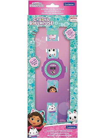 Gabby' dollhouse digitaal projectiehorloge met 20 beelden om te projecteren