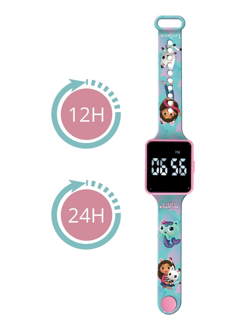 Gabby's dollhouse led digitaal horloge Blauw - Kiabi