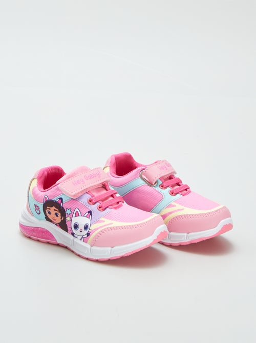 Gabby's poppenhuis-sneakers met ledlampjes - Kiabi