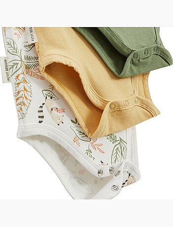 Gabin 3-pack babyrompertjes met korte mouwen