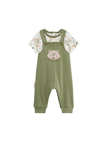 Gabin baby tuinbroek en t-shirt set