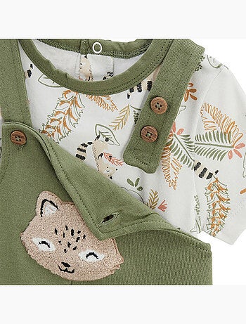 Gabin baby tuinbroek en t-shirt set